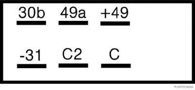 Image de CLIGNOTANT 24 V, 6 broches