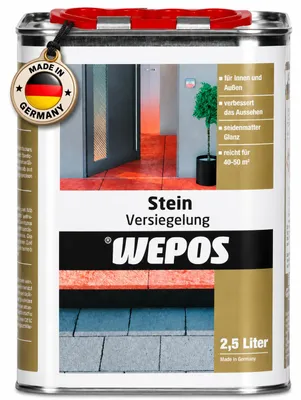 Produktbild von WEPOS Steinversiegelung 2,5L | Farbvertiefender Schutz für Naturstein