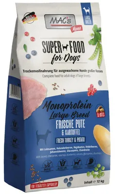 Produktbild von MAC's MONO PUTE LARGE BREED, Adult, jede Rasse, Türkei, 12 kg