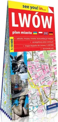 Immagine prodotto di Lwów papierowy plan miasta 1:10 000 (Stadtpläne auf Deutsch)