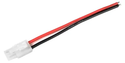 Productafbeelding van G-Force RC-connector met kabel, Mini Tamiya, vergulde contacten, stekker, 16AWG, siliconenkabel, 12 cm, 1 stuk / GF-1072-004