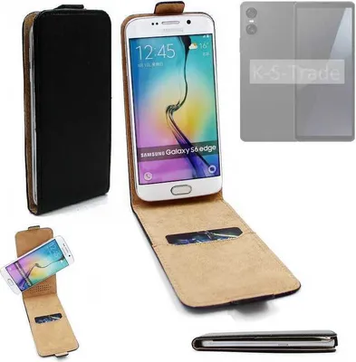 Produktbild von K-S-Trade® Schutzhülle Handyhülle kompatibel mit Sony Xperia 10 VI Flipstyle  360° Smartphone Tasche, schwarz, Case Flip cover
