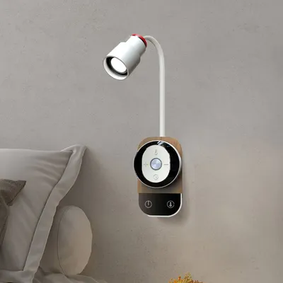 Produktbild von Wandleuchte LED-Wandleuchte, 1800mAh dimmbar mit Fernbedienung Nachtlicht, Weiß