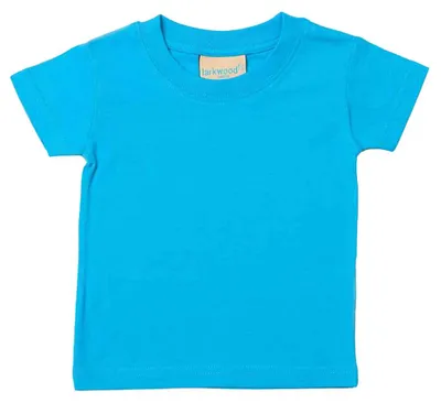 Imagen del producto de Larkwood - Camiseta de cuello redondo para bebé, modelo LT5937 (86) (Turquesa)
