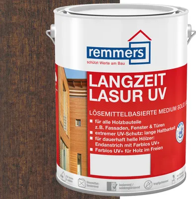 Produktbild von Remmers Dauerschutz-Lasur UV palisander (RC-720) 2,5 l, Holzlasur
