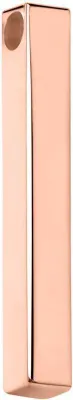 Produktbild von Anhänger aus Silber rosévergoldet in Barrenform