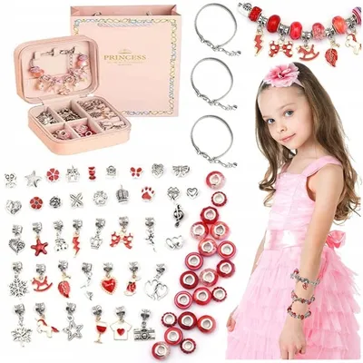 Produktbild von Armband Machen Set Halsketten Für Kinder Geschenk Perlen