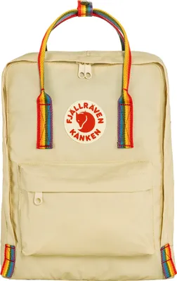 Produktbild von FJÄLLRÄVEN Kanken Rainbow Rucksack Light Oak-Rainbow Pattern_delete