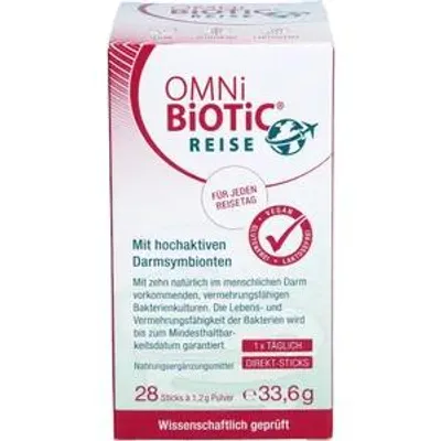 Image de Omni Biotic - Sachets de poudre pour le voyage, 28 x 1,2 g