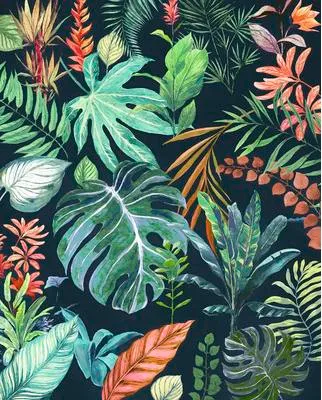 Produktbild von Fototapete Vlies P263-VD2 Colourful Leaves 2-tlg. 200 x 250 cm