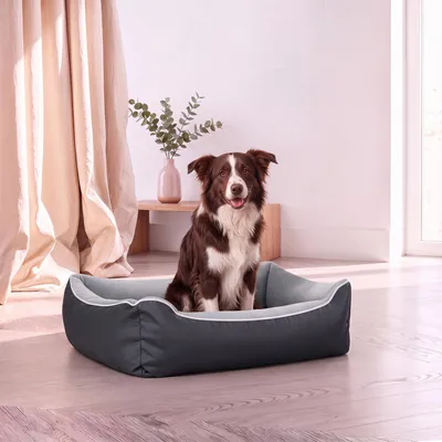 Hundebett Modell 02, Grau, 84 x 66 x 19 cm