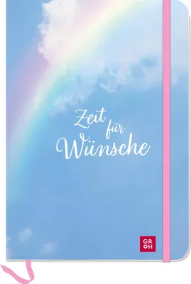 Produktbild von Notizbuch Zeit für Wünsche Regenbogen