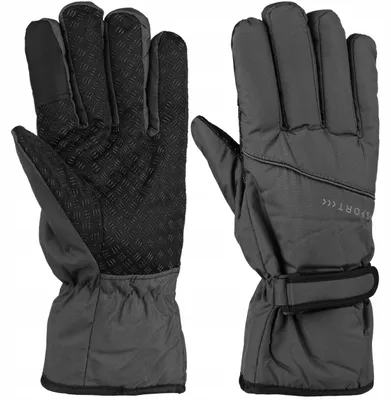 Produktbild von Handschuhe Herren Grau - warme Handschuhe - rutschfeste Handschuhe - Touchscreen-Handschuhe - Winterhandschuhe