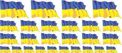 Produktbild von Mini Aufkleber Set - Pack wehend - 4x 51x31mm+ 12x 33x20mm + 10x 20x12mm- selbstklebender Sticker - Ukraine - Flagge / Banner / Standarte fürs Auto, Büro, zu Hause und die Schule - Set of 26