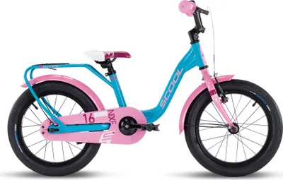Produktbild von S'COOL niXe 16 Zoll 1-Gang Ocean/Pink | 16 Zoll | Kinderfahrrad | Jugendfahrrad | 1 Gang