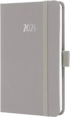 Immagine prodotto di sigel J6402 sigel agenda tascabile Jolie Feel 2026, tessuto, A6, grigio