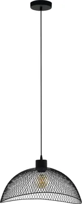 Obrázek produktu pro Eglo 43304 POMPEYA E27 závěsné svítidlo 450x440mm černá