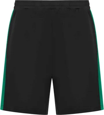 Produktbild von Finden & Hales - Sweat-Shorts für Kinder RW10553 (104) (Schwarz/Smaragd)