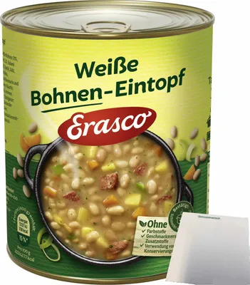 Produktbild von Erasco weiße Bohneneintopf (800g) + usy Block