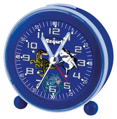 Produktbild von Scout Jungen Wecker Alarm Clock NightLight LED blau 280001007