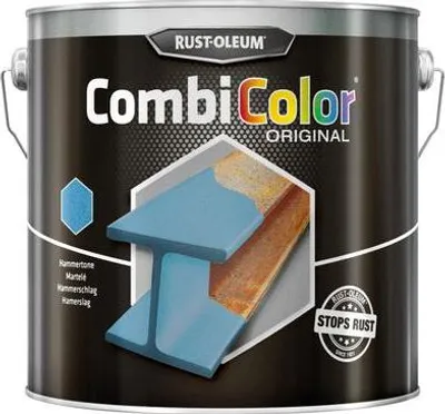 Produktbild von Rust Oleum CombiColor Hammerschlag schwarz auch auf Rost 750ml