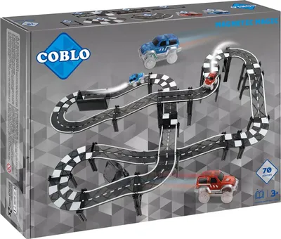 Obrázek produktu pro Coblo Magnetická dráha - černá (70 ks)