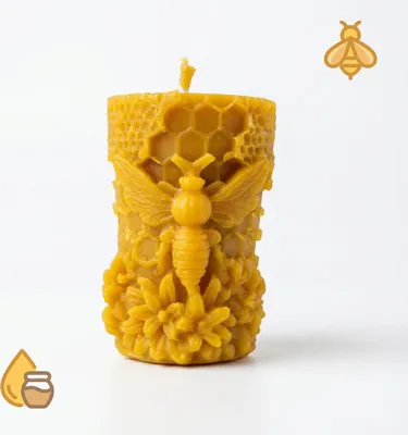 Immagine prodotto di Candela in CERA D'API API IN FAVOCCO candela decorativa premium