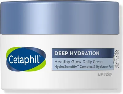 Produktbild von Gesichtscreme, Cetaphil, Tiefenhydration, für trockene oder dehydrierte Haut, empfindlich, für intensive Feuchtigkeitszufuhr 48h, parfümfrei, 48gr
