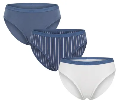 Imagen del producto de Paquete de 3 tangas de algodón elásticos para mujer con bolsillos, modelo D4C17