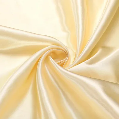 Satin-Stoff, 152 cm x 2 m, leicht gold, Polyester