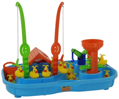 Produktbild von WADER Angelspiel Entenangeln Fang die Ente für 2 Kinder