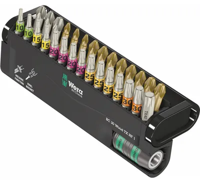 Immagine prodotto di Wera Bit-Check 30 Legno TORX HF 1