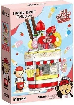 Obrázek produktu pro Stavebnice Teddyho cukrárny s figurkou, 356 dílů, kompatibilní