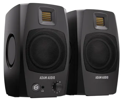 Produktbild von ADAM Audio D3V Aktive Desktop-Studiomonitor-Lautsprecher – Schwarz