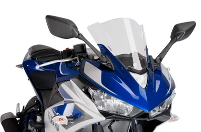 Immagine prodotto di Cupolino PUIG z-racing trasparente per Yamaha yzf-r3