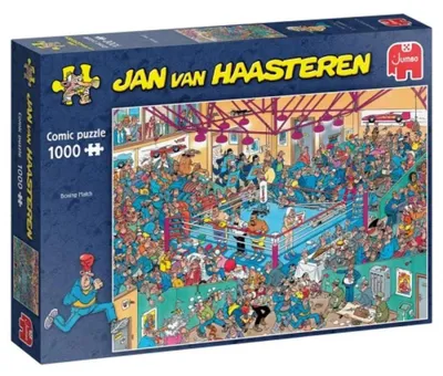 Produktbild von Jan van Haasteren Boxing Match 1000 Teile Puzzle