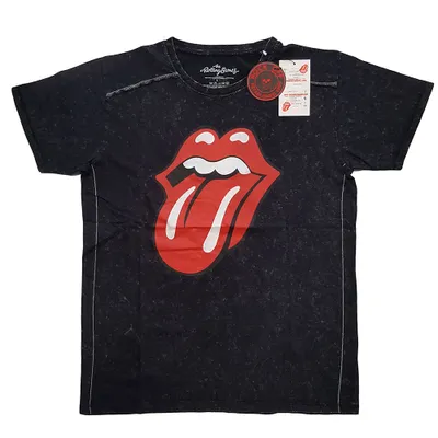 Produktbild von The Rolling Stones Classic Tongue (Wash Collection) Black S T-Shirt