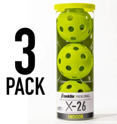 Immagine prodotto di Franklin Pickleball Set Indoor X-26 verde lime - 3 pezzi - palline da gioco durevoli