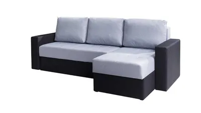 Zdjęcie produktu dla Narożnik CALABRINI Do Salonu Pokoju Funkcja Spania Szary