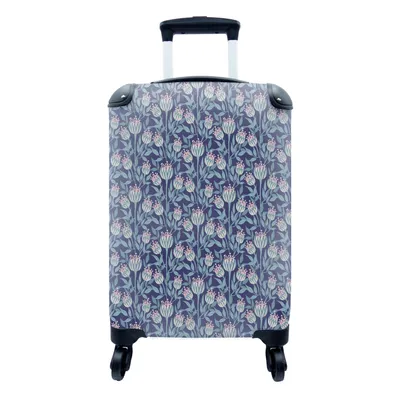 Obrázok produktu pre Kufrík Ručná batožina na kolieskach Malý cestovný kufor so 4 kolieskami Kvety - Vzor - Príroda - Veľkosť kabíny < 55x40x23 cm & 55x40x20 cm - Foto