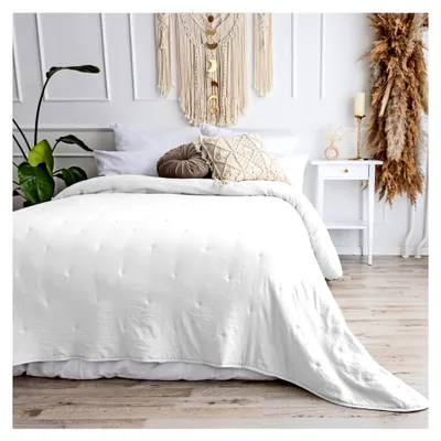 Produktbild von Bettüberwurf Tagesdecke 200x220cm für Sofa und Bett