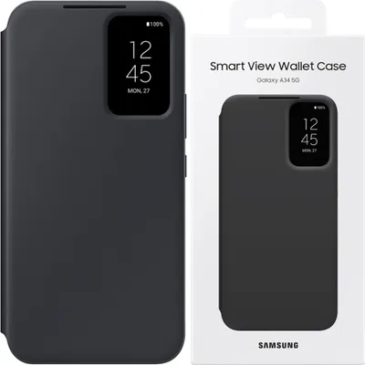Image de Etui Samsung Ef-Zs711Cb S23 Fe S711Czarny/Noir Smart View Wallet Case