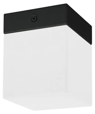 Produktbild von Badleuchte Weiß Schwarz IP44 G9 Glas Metall Badezimmerlampe