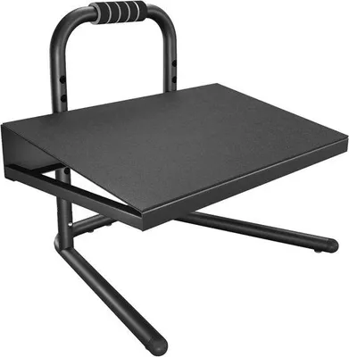 Produktbild von Famanu Fußstütze höhenverstellbar - Schwarz, mit Softgrip-Griff