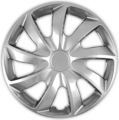 Produktbild von NRM Radkappen QUAD, Silber 15" Zoll. (4 x Universal Radzierblenden/Radkappen)