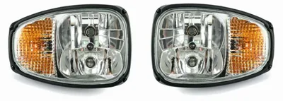 Produktbild von Komplettsatz Scheinwerfer links + rechts mit Blinker und Positionsleuchte für JCB, Traktor, Bagger, Mähdrescher und andere landw
