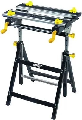 Immagine prodotto di Banco da lavoro pieghevole FARTOOLS PRO WB 100SB, piano in alluminio inclinabile a 80°, altezza regolabile, carico massimo 100 kg