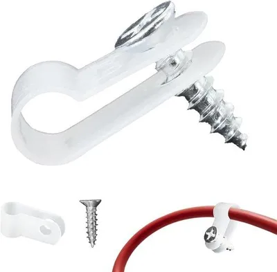 Produktbild von Famanu Kabelklemmen R-Typ 6,4 mm - Set von 100