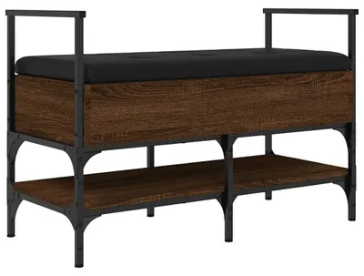 Produktbild von vidaXL Schuhbank Braun Eichen-Optik 85,5x42x57,5 cm Holzwerkstoff