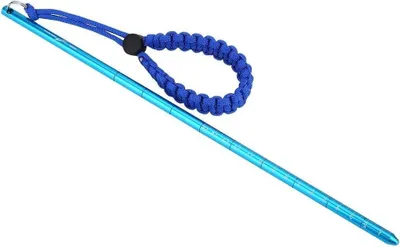 Productafbeelding van Duikstok met Schaal - Duik Pointer Geluidsmaker - Onderwater Communicatie - Met 15cm Meetlat - 34 cm - Blauw
